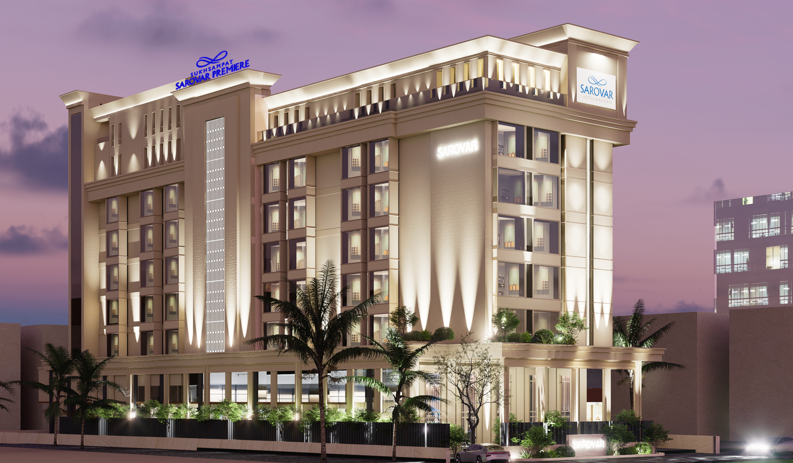 SAROVAR@VARANASI_NIGHT VIEW WEST SIDE