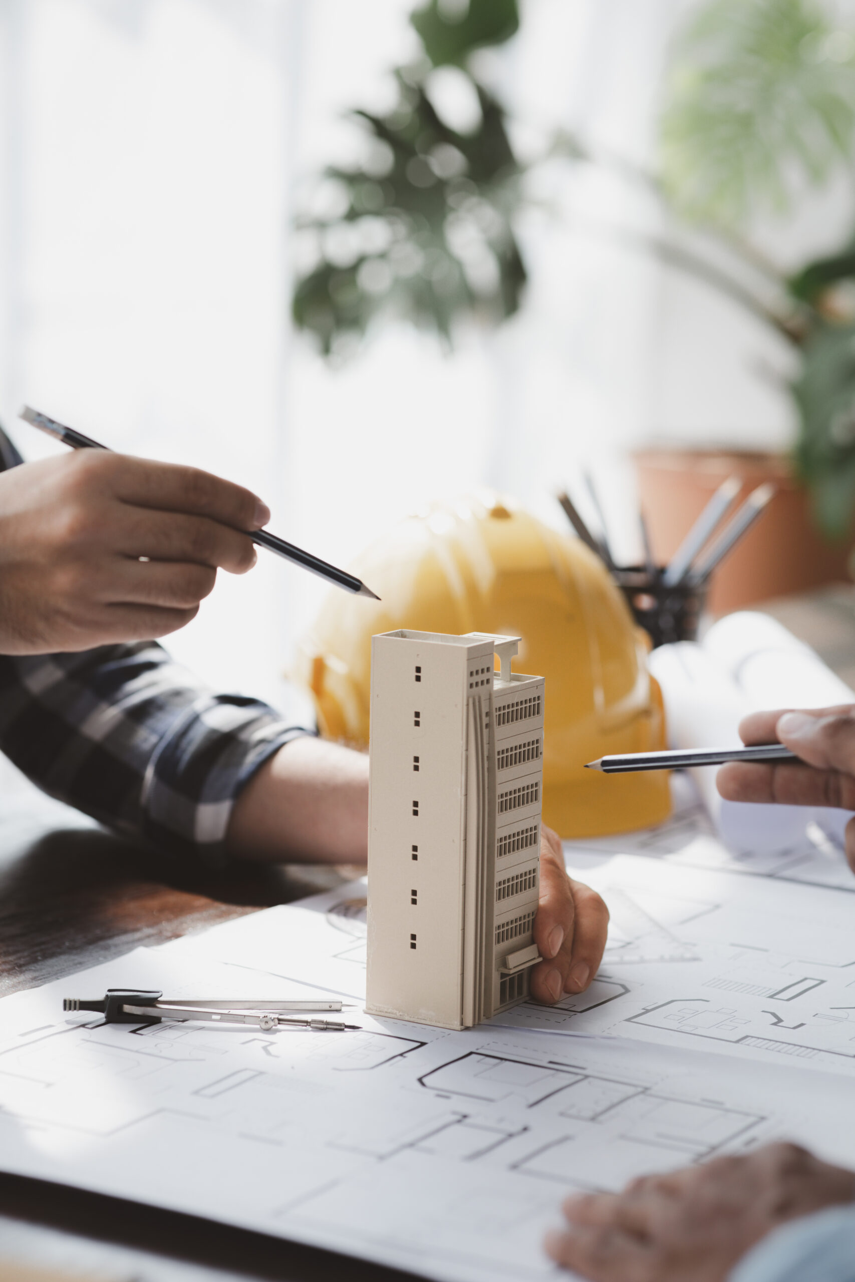 Architects and engineers are working together to edit the draft